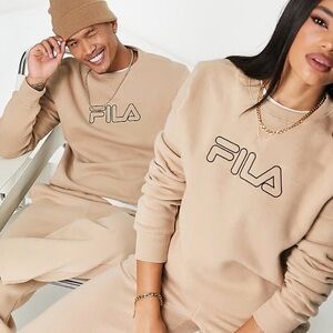 FILA Women’s Beige Crewneck Sweatshirt